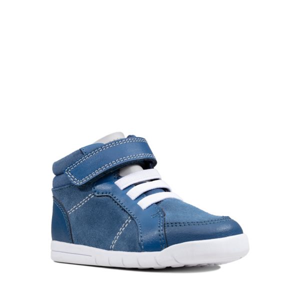 Clarks Girls Emery Beat Toddler Casual Shoes Blue | CA-4576120
